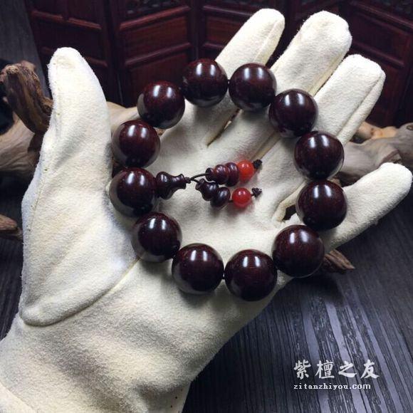 盘玩小叶紫檀实用的方法，可以快速盘出“玻璃底”！-4