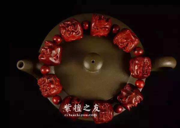 第一次听说能补充阳气，“开运化煞”的四面佛小叶紫檀~-2
