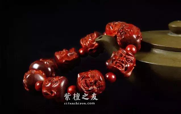 第一次听说能补充阳气，“开运化煞”的四面佛小叶紫檀~-3