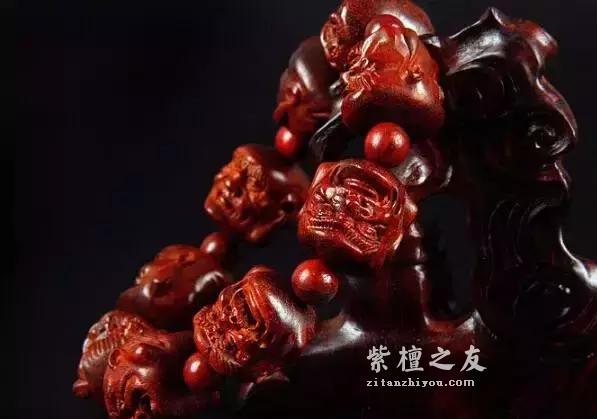 第一次听说能补充阳气，“开运化煞”的四面佛小叶紫檀~-5