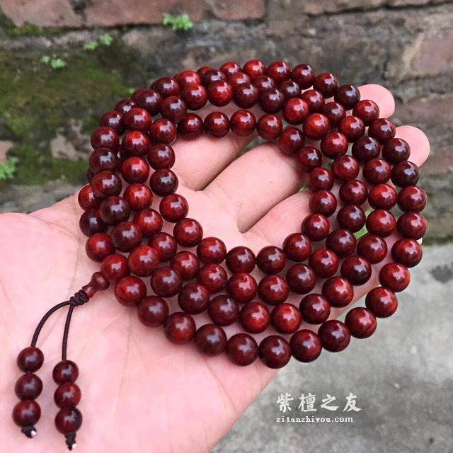 小叶紫檀盘玩之玻璃底-6