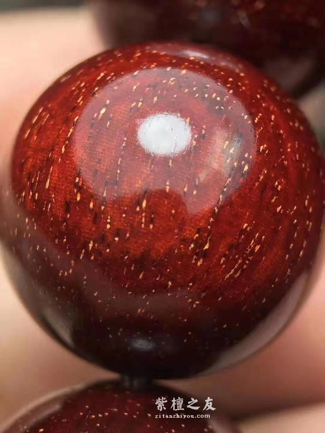小叶紫檀佛珠手串金星会脱落，五点看明白！-1