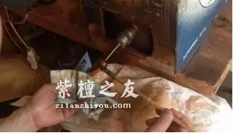紫檀假金星生产全过程，看完这7个步骤你就会鉴别了！-8