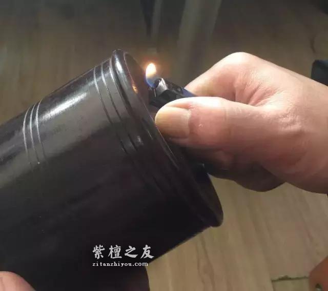 电吹风、热水、打火机、铁丝：无损鉴别小叶紫檀与血檀的“四大神器”-7