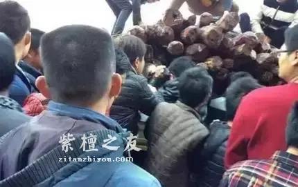 揭秘真实的小叶紫檀赌料过程，玩得起也要输得起！-2