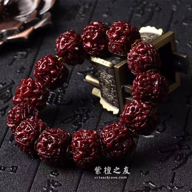 小叶紫檀手串夏天不能玩？学会这招你就能！-2